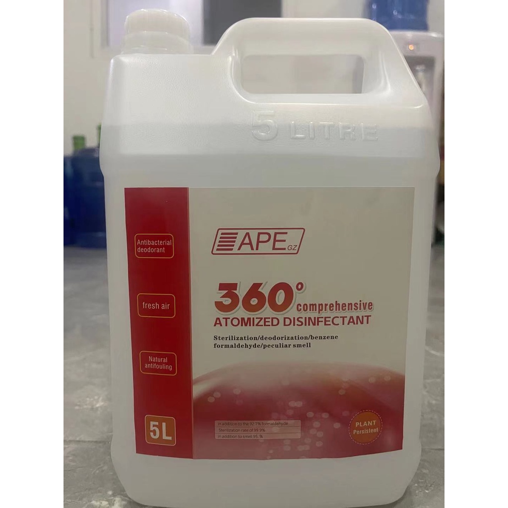 APE 360 Atomized Disinfectant solution 5 liters, Humidifier, Fogging