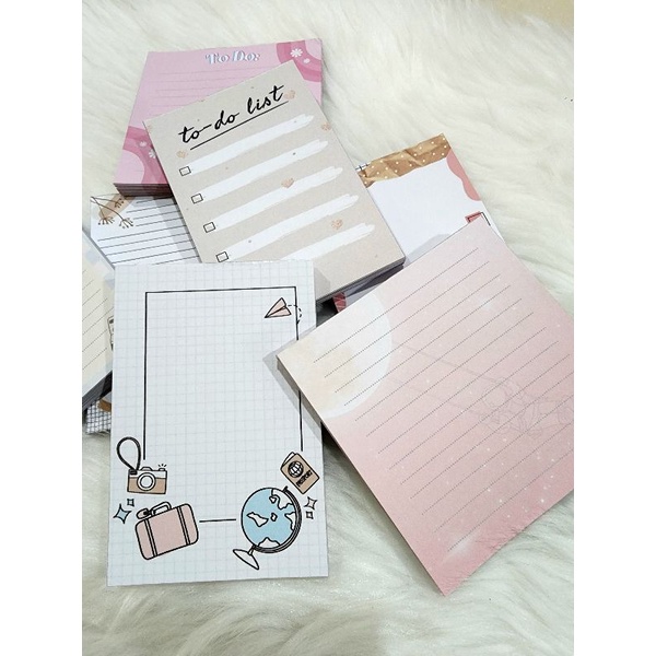 30 sheets Aesthetic Minimalist Notepad good for taking notes Shopee