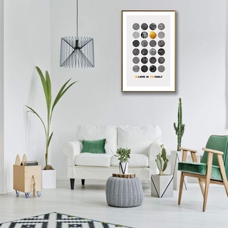 Abstract Geometric Dot Drawing Prints Minimalist Painting Poster Wall Art Nursery Picture for Home Boys Room Decoration #3