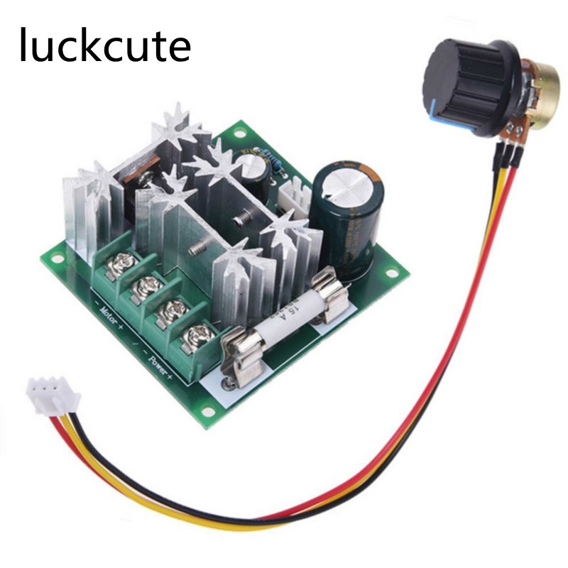 DC 6-90V 15A Pulse Width PWM Motor Speed Controller Switch Drehzahlregler Schalter 1000W PLC control