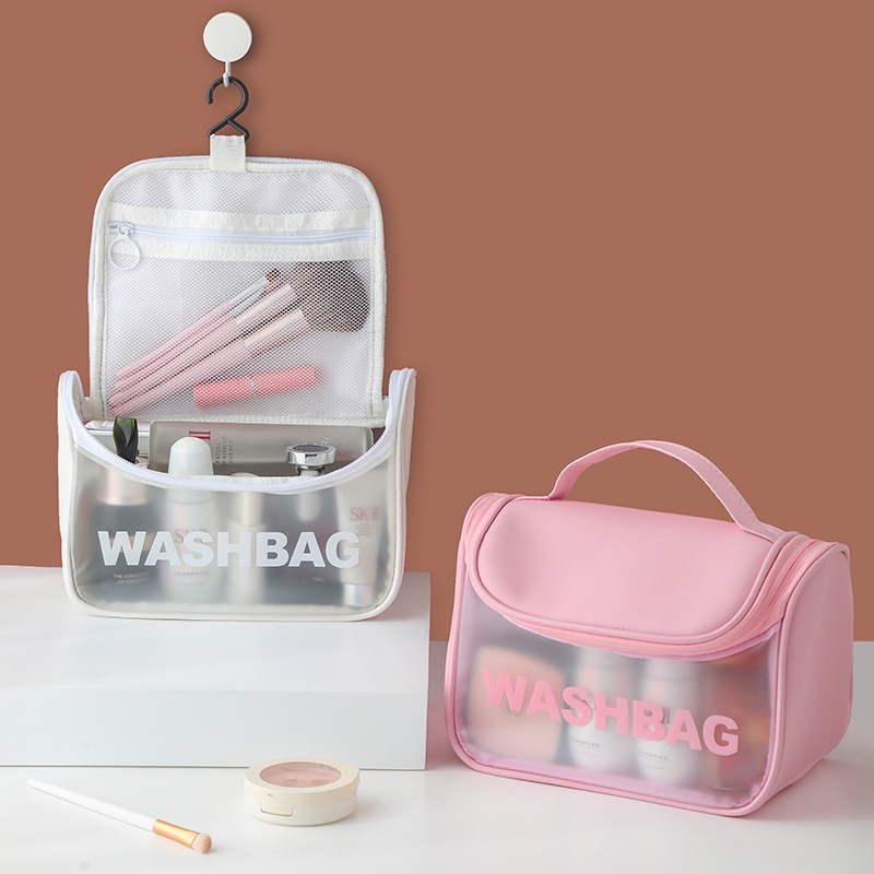 Waterproof Travel Organizer Clear Wash Bag Hanging Makeup Cosmetic