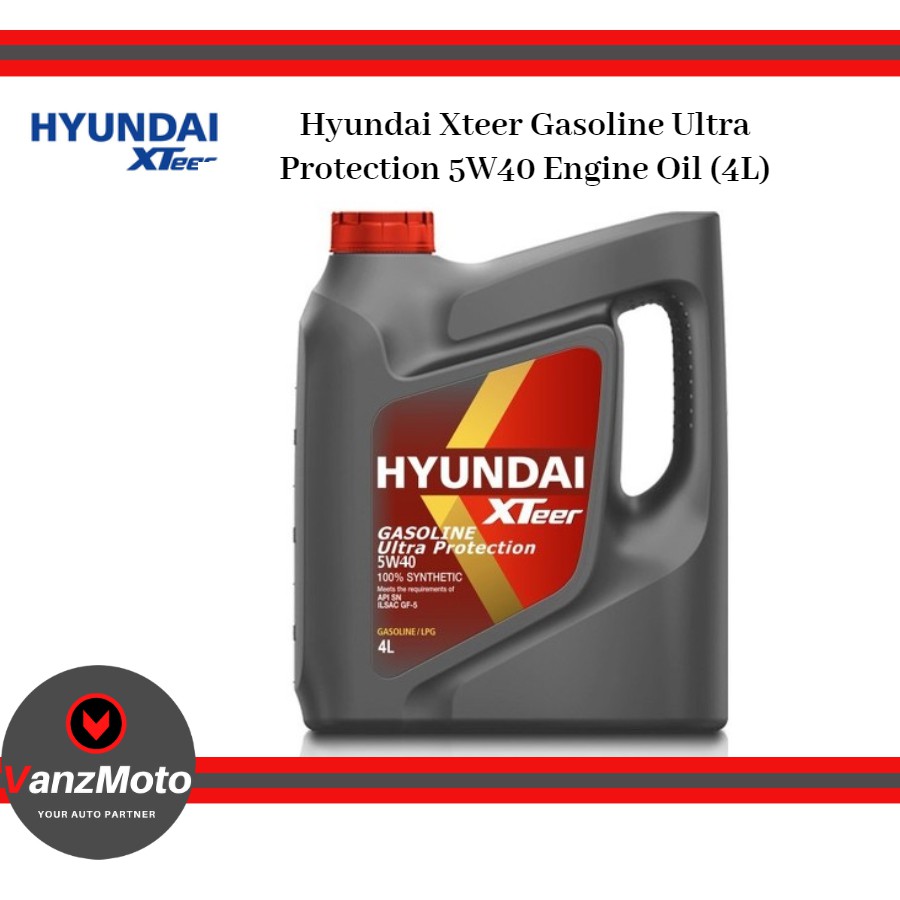 Hyundai xteer gasoline 5w40. XTEER gasoline Ultra Protection 5w40. 1041009 Hyundai XTEER.