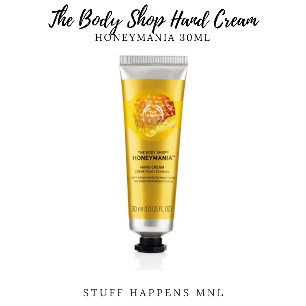 AUTHENTIC The Body Shop Honeymania Hand Cream 30ML Shopee Philippines