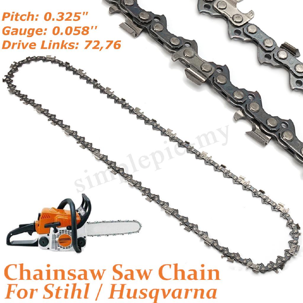20'' Chainsaw Saw Chain .325'' 76DL 72DL 0.058'' Gauge Shopee Philippines