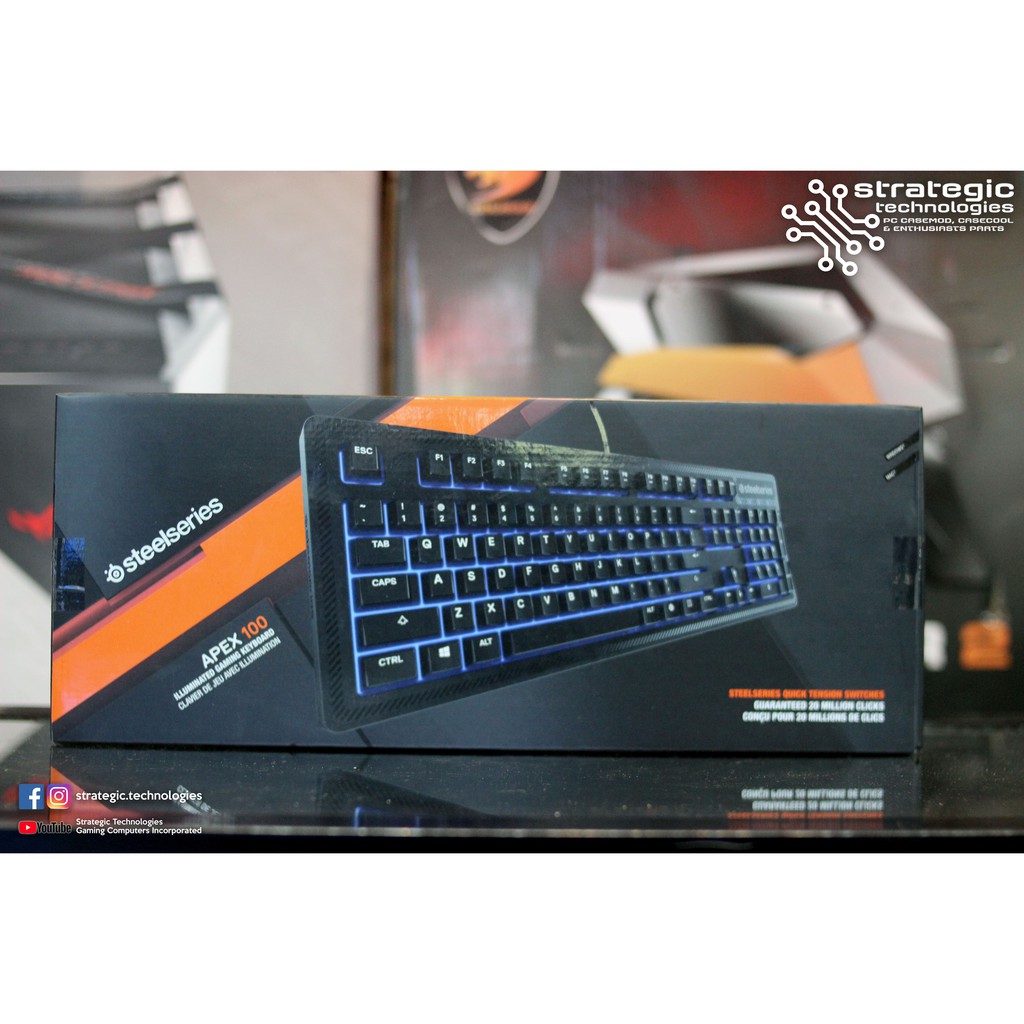 Steelseries APEX 100 Gaming Keyboard Shopee Philippines