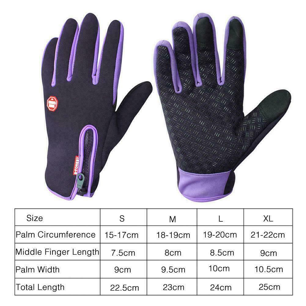 purple cycling gloves