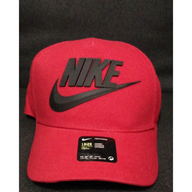 red nike baseball cap