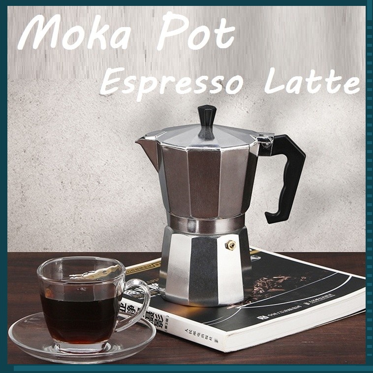 Italian Top Moka Espresso Cafeteria Coffee Pot Maker | Shopee Philippines