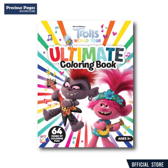 Dreamworks - Trolls World Tour - Ultimate Coloring Book | Shopee ...