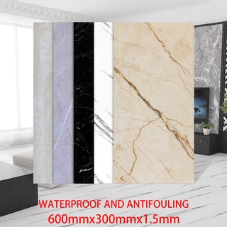 60cm x 30cm Floor Sticker Vinyl Marble PVC Self-adhesive Waterproof Tiles Flooring