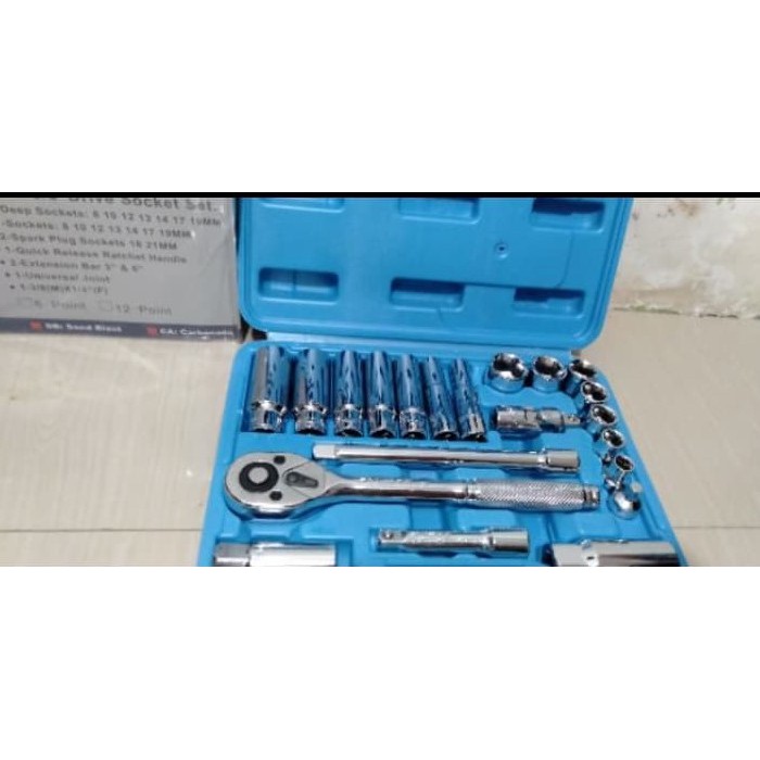 21 pcs 3\8 drive socket set flyman Shopee Philippines