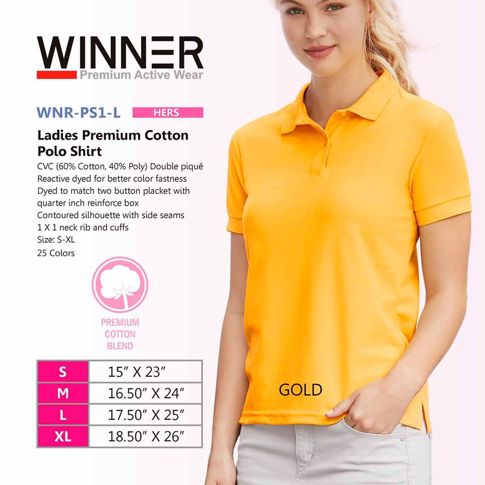 yellow polo shirt women