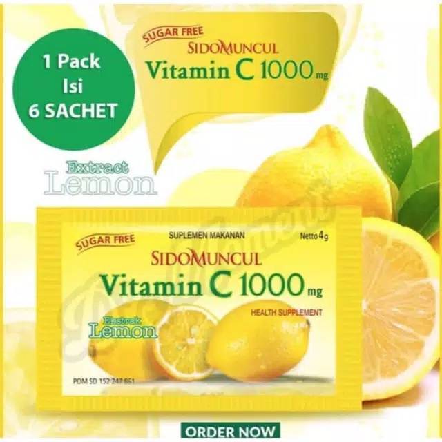 Vitamin C 1000 Mg Sidomuncul 100 Original Shopee Philippines