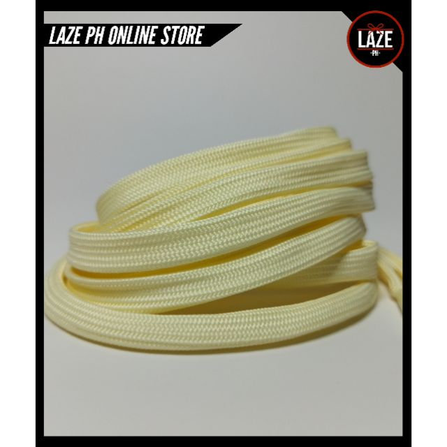 cream rope laces