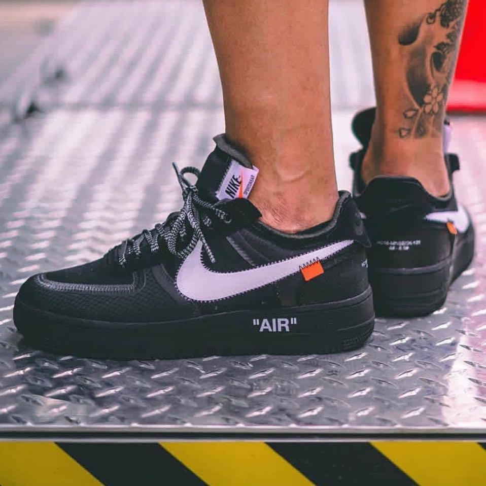 air force 1 low x off white black