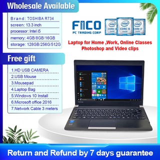 Toshiba and NEC Original  Intel Core i5 Laptop/ 4GB / 8GB / 16GB Memory / 128G/256G/512G SSD. #1