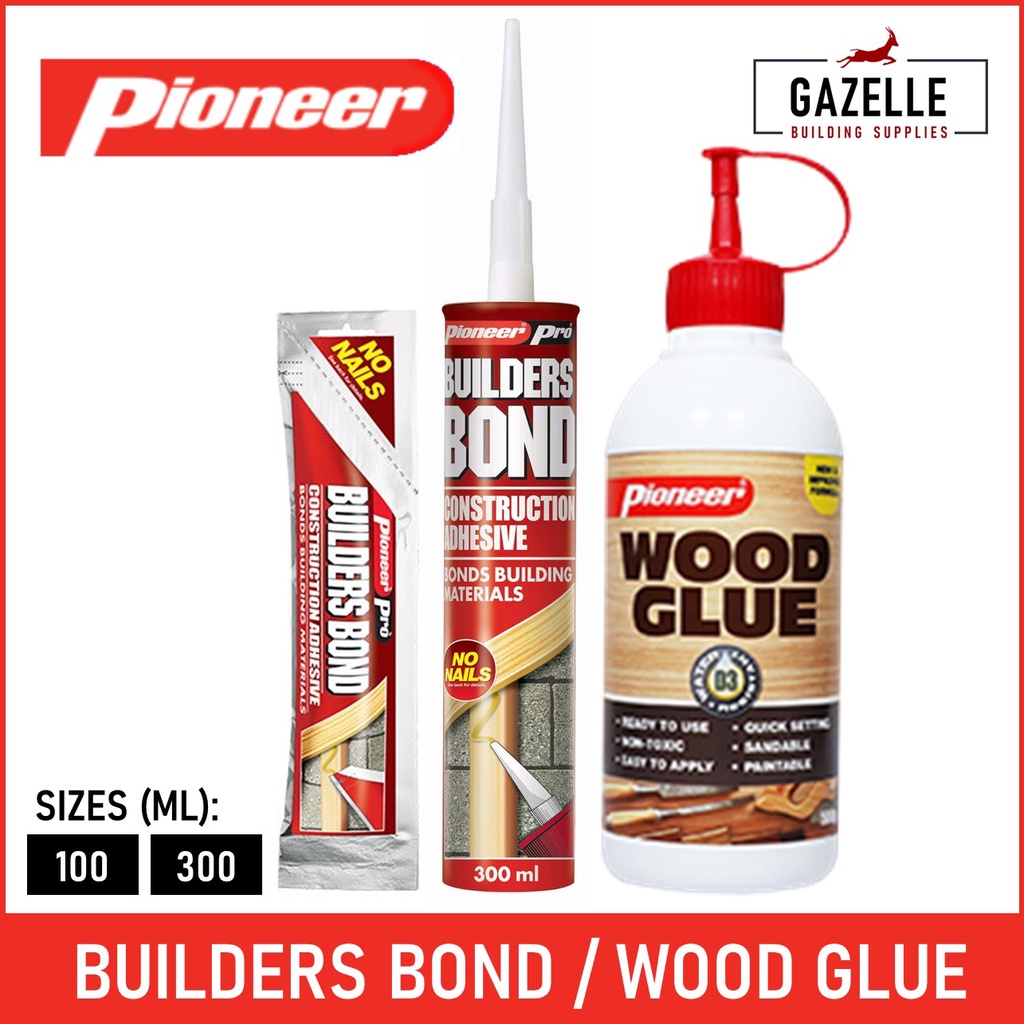 PIONEER PRO Builders Bond Construction Adhesive No More Nail Liquid