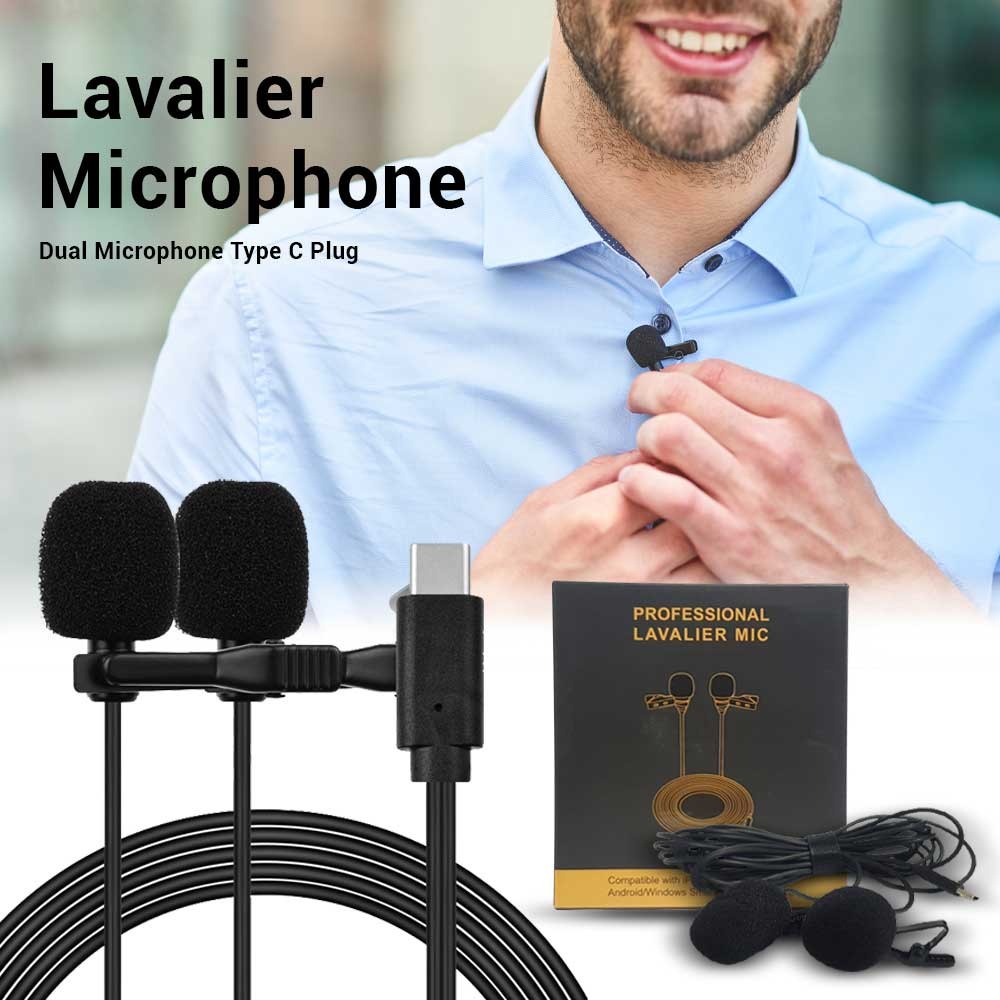 Glamour Portable Clipon Lapel Microphone,Collar Tie Mobile Phone