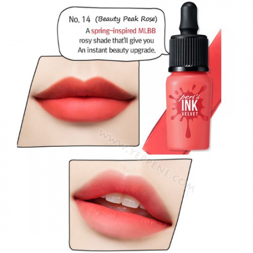 Peripera Peri S Ink The Velvet 14 Beauty Peak Rose Shopee Philippines