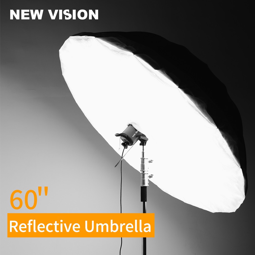 Godox 60 inch 150cm Silver Black Reflective Umbrella with Large ...