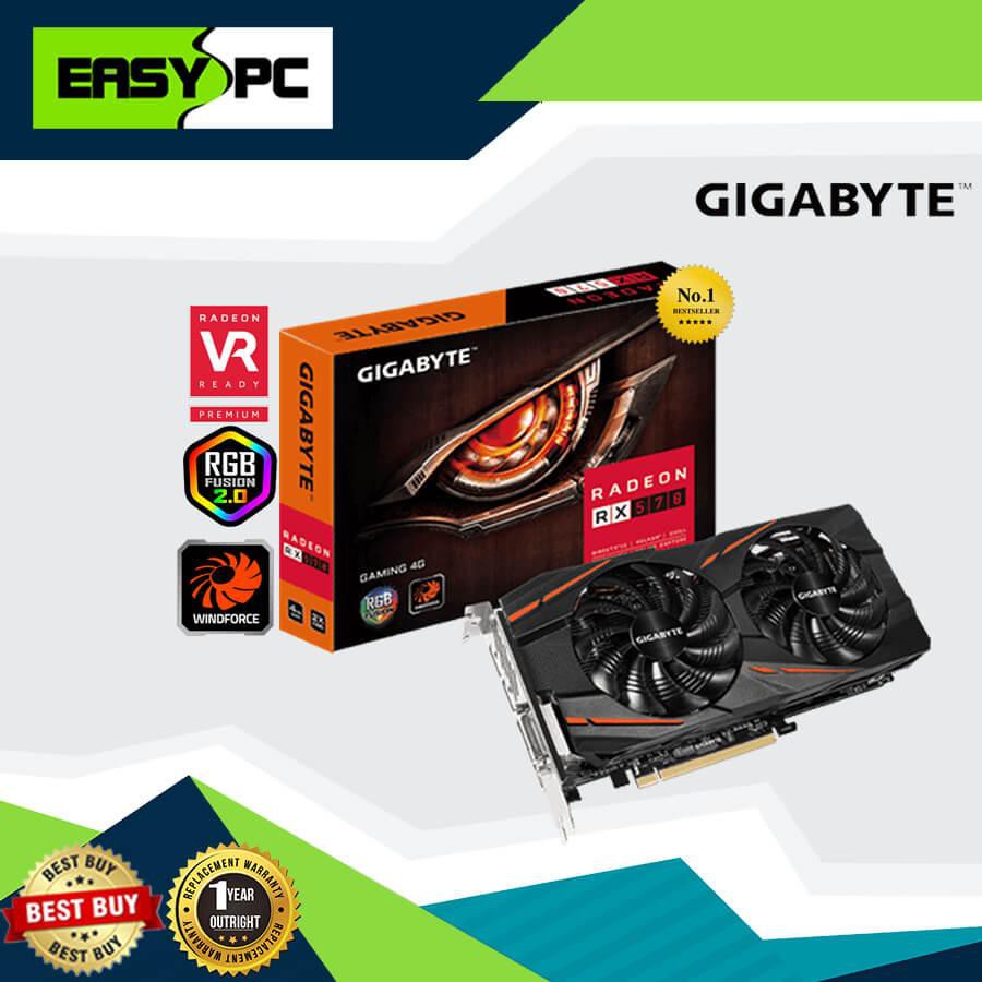 Gigabyte Radeon RX 570 Gaming 4GB Graphic Cards GV-RX570GAMING-4GD ...