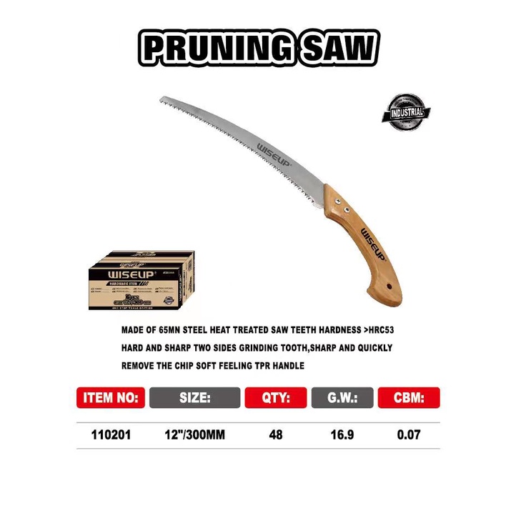Wiseup Wooden Handle Pruning Saw jn110501 Shopee Philippines