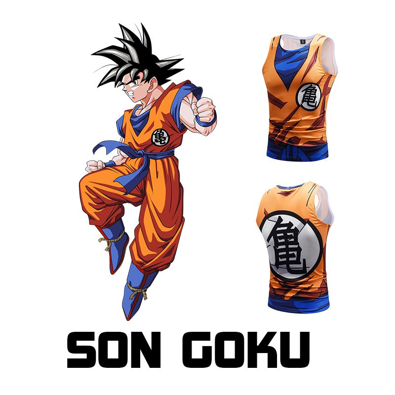 Dragon Ball Z Super Saiyan Goku Anime Tank Top Shirt Sando Shopee Philippines