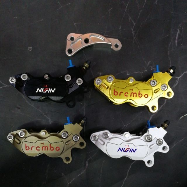 NISSIN 4POT CALIPER mio and wave 125 220mm disk Shopee Philippines