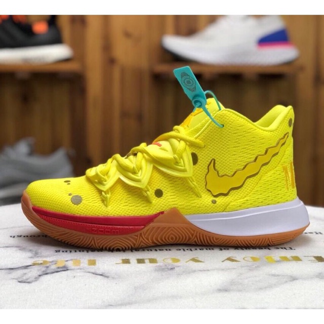 kyrie 5 spongebob size 6.5