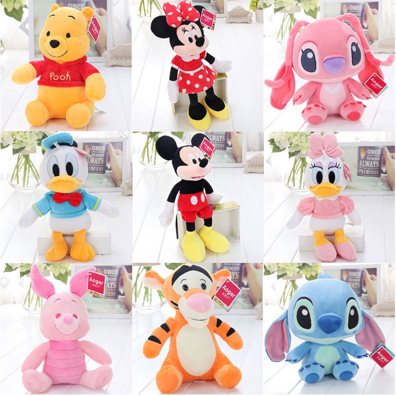 mickey and minnie mouse plush