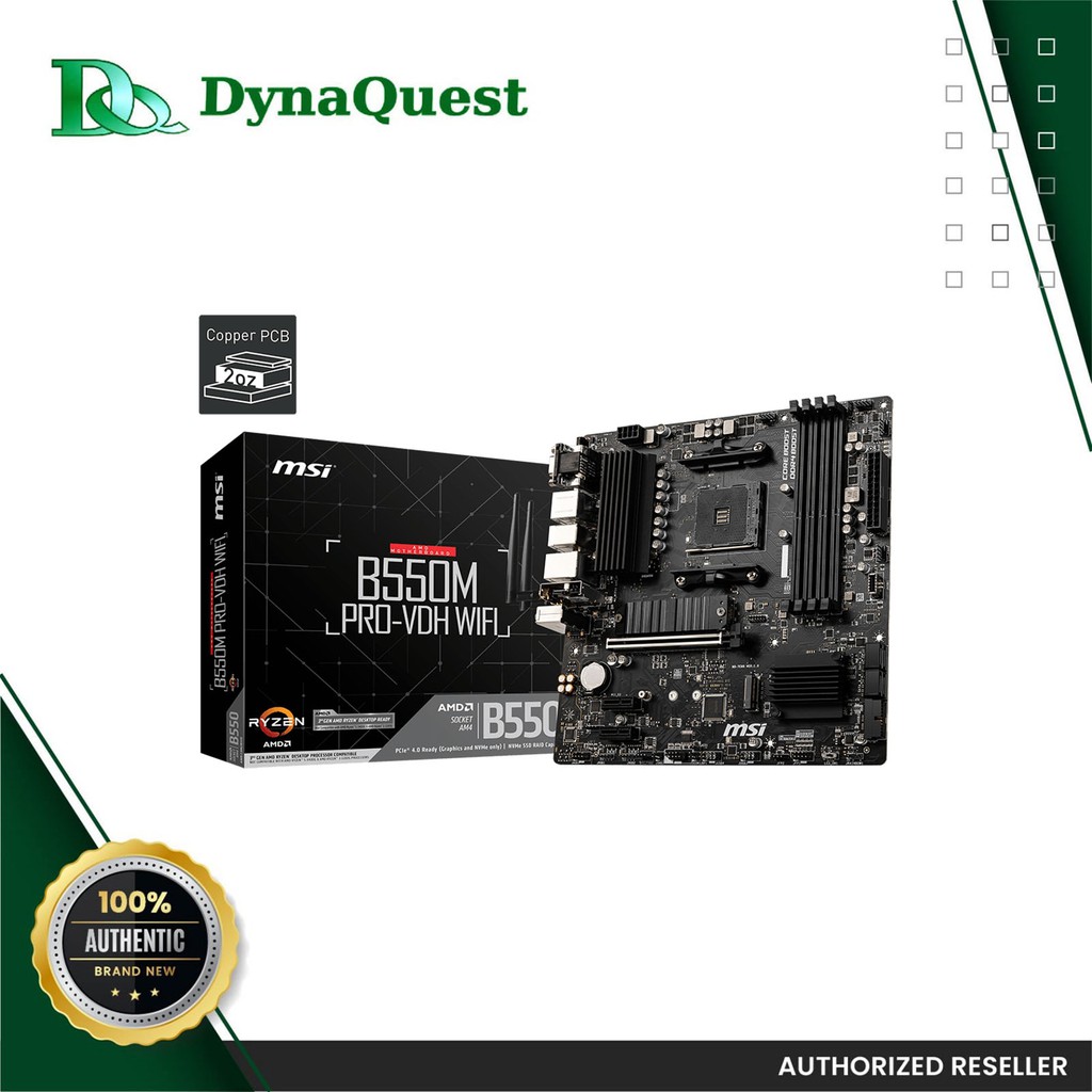 MSI B550M PRO VDH WIFI Am4 Motherboard Shopee Philippines