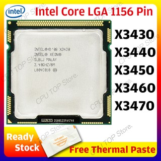 Intel Xeon X3430 X3440 X3450 X3460 X3470 Quad Core Cpu Processor Lga 1156 Pin Shopee Philippines