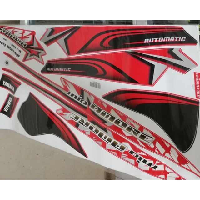 Moto Decals And Sticker Yamaha Mio Amore Sporty Decals Shopee