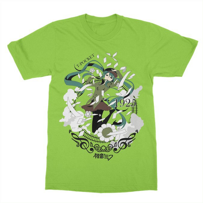 Anime Vocaloid Hatsune Miku 1925 T Shirt Anime Manga Chicken Garment Shopee Philippines