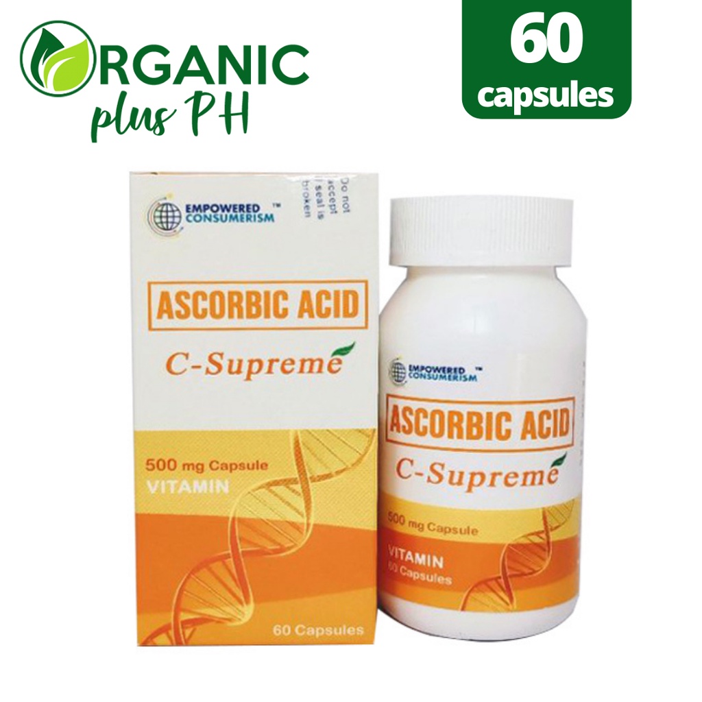 Ascorbic Acid C Supreme Vitamin C 500mg Capsule (60 Capsules