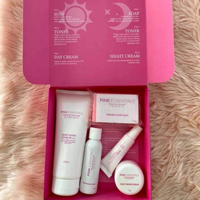 pink essentials premium skincare