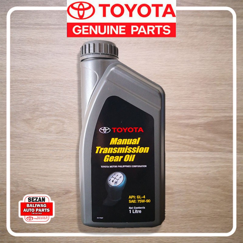 TOYOTA MANUAL TRANSMISSION GEAR OIL APIGL4; SAE75W90 (1LTR) GENUINE