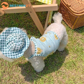Free Hat Pet Sling Dog Clothes Teddy Pomeranian Bichon Yorkshire Small Puppy Cat Thin Style