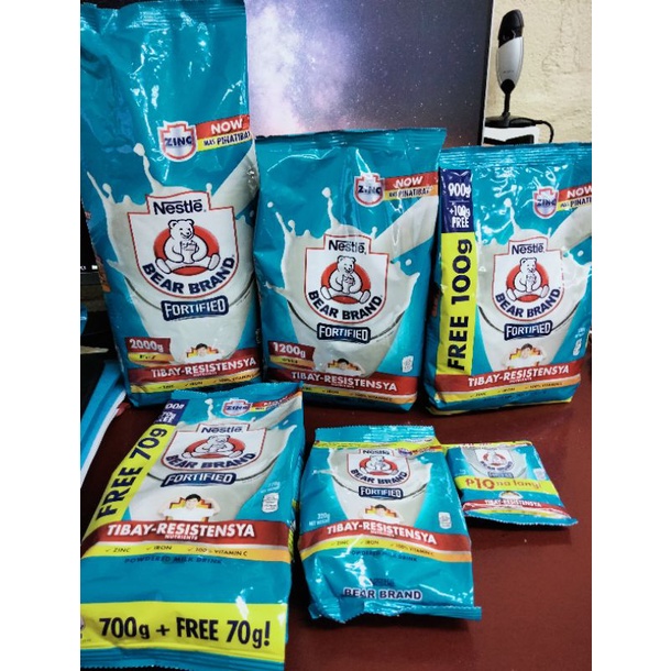 BEAR BRAND FORTIFIED POWDERED MILK DRINK Shopee Philippines