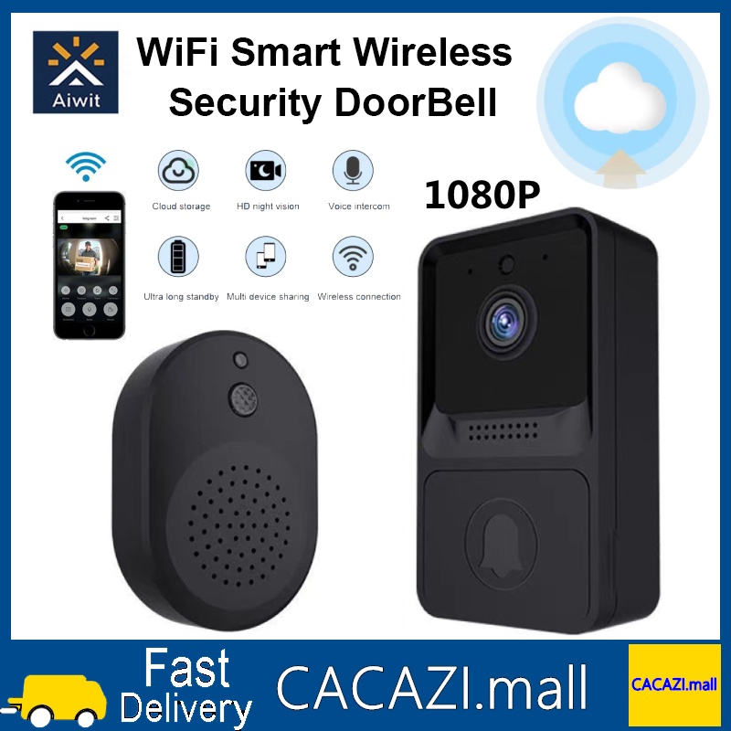 Aiwit Z20 Wireless Doorbell Camera Waterproof Infrared Night Vision