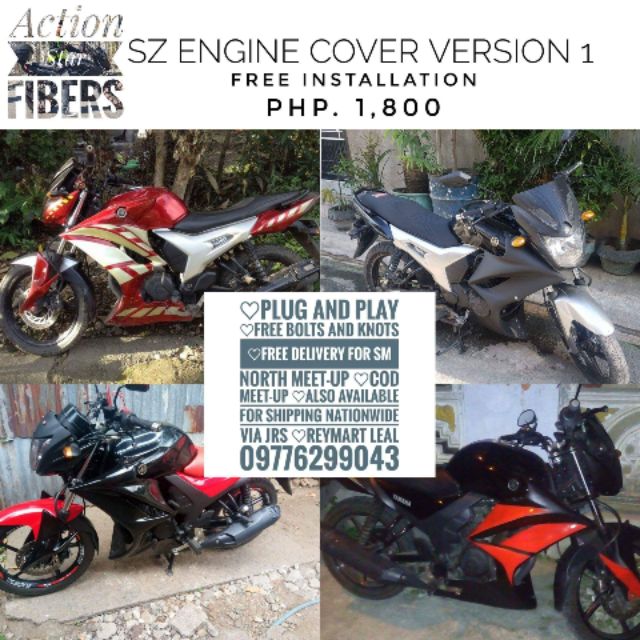 yamaha sz engine cover
