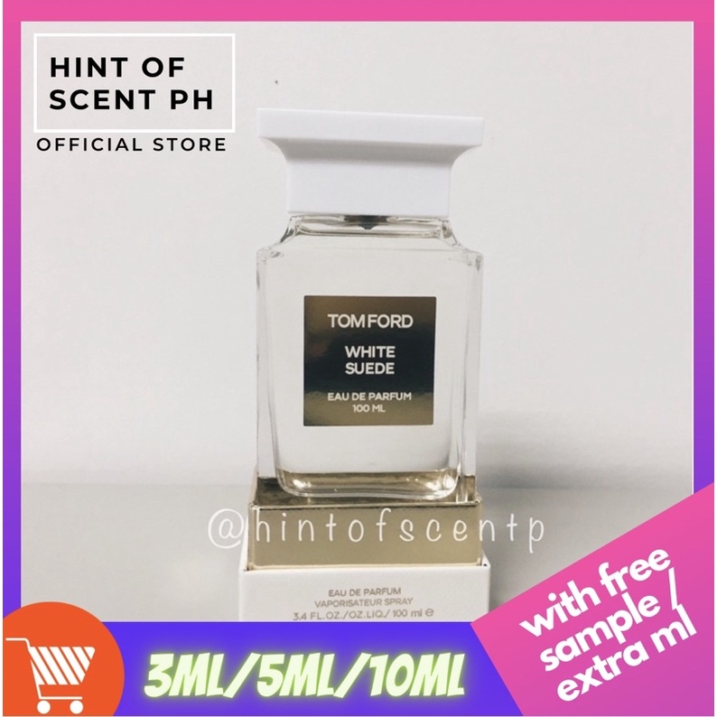 WHITE SUEDE BY TOM FORD Floral Woody Musk fragrance for WOMEN in  3ml/5ml/10ml Perfume Decant | Shopee Philippines