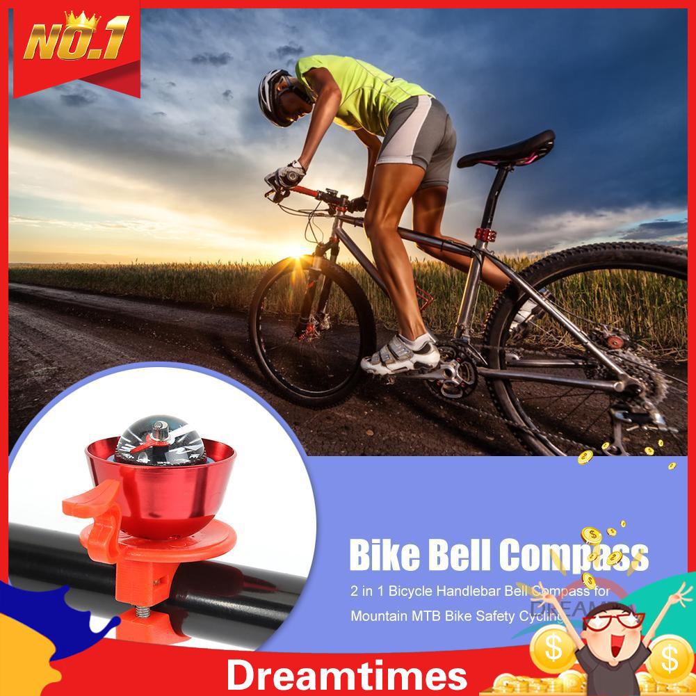 bicycle bell with compass