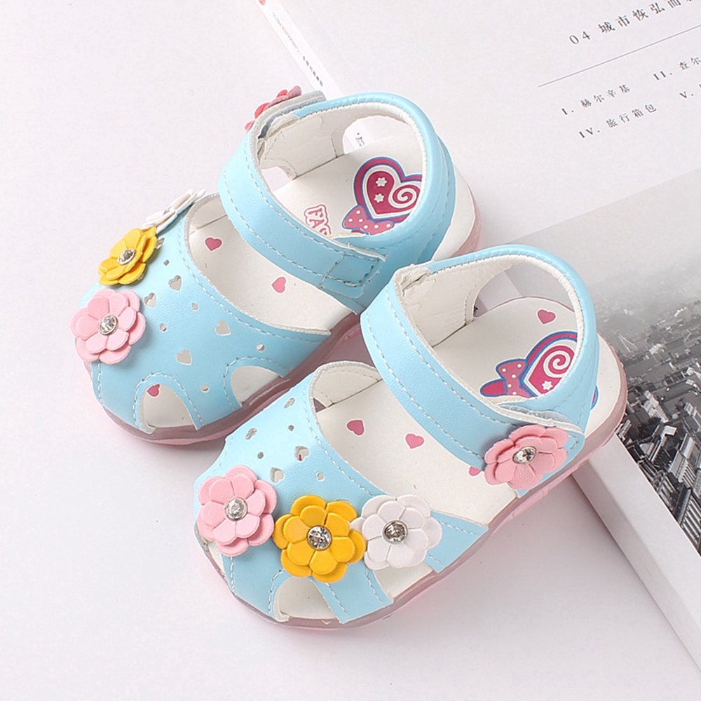 white newborn sandals