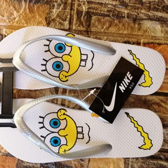 nike slippers spongebob