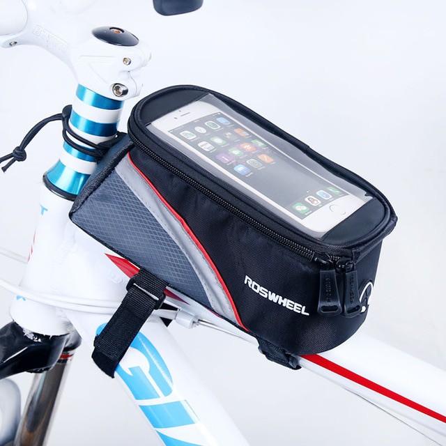 top tube bag phone holder