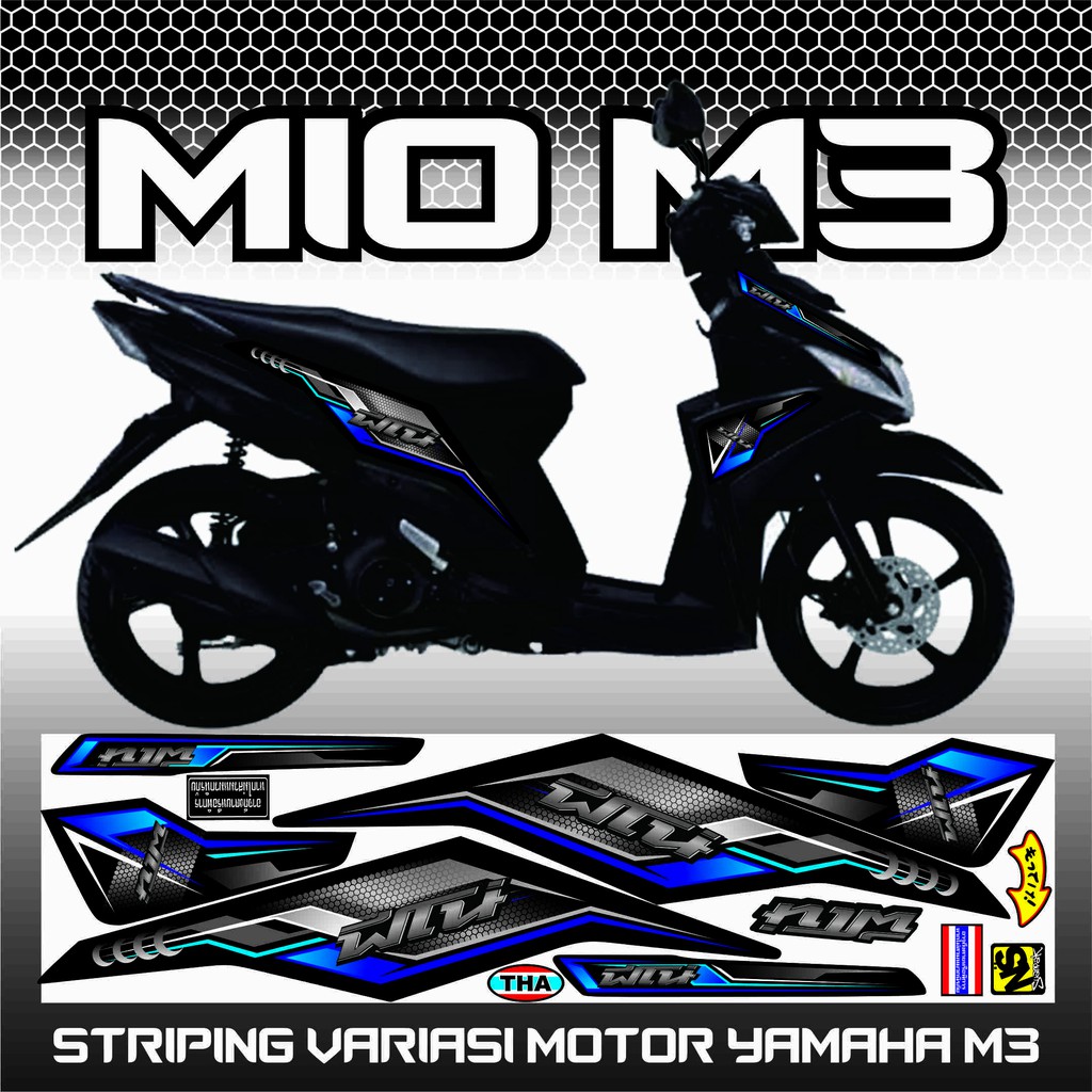 Striping Variation Mio M3 Thailook Babylook Mothai Variation Sticker Shopee Philippines