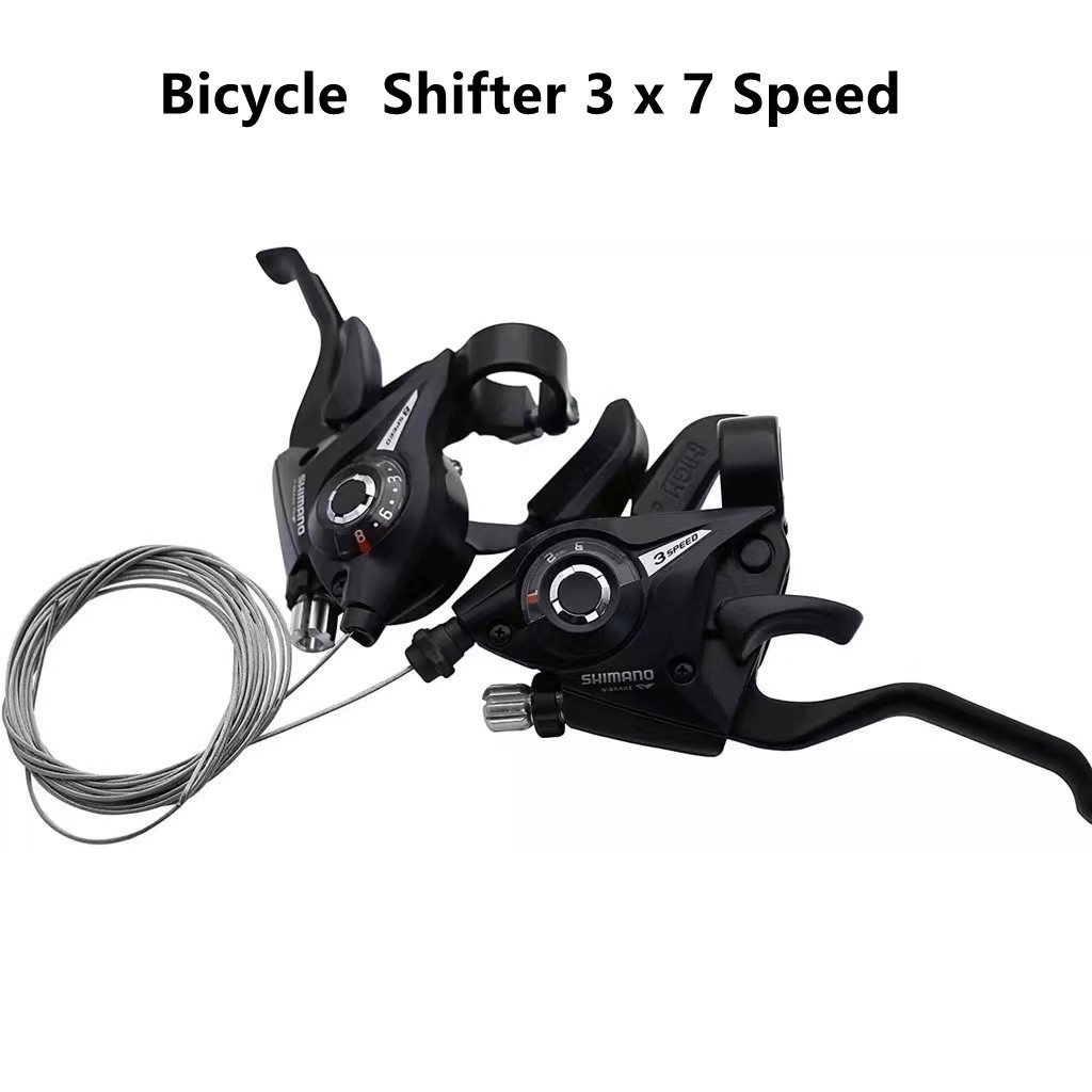 Bicycle 3x7 Speed Shifter For MTB Brake Lever Combo with Inner Shift
