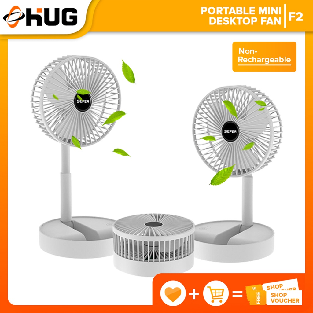 NonRechargeable Mini Portable Electric Fan Adjustable Desktop Fan