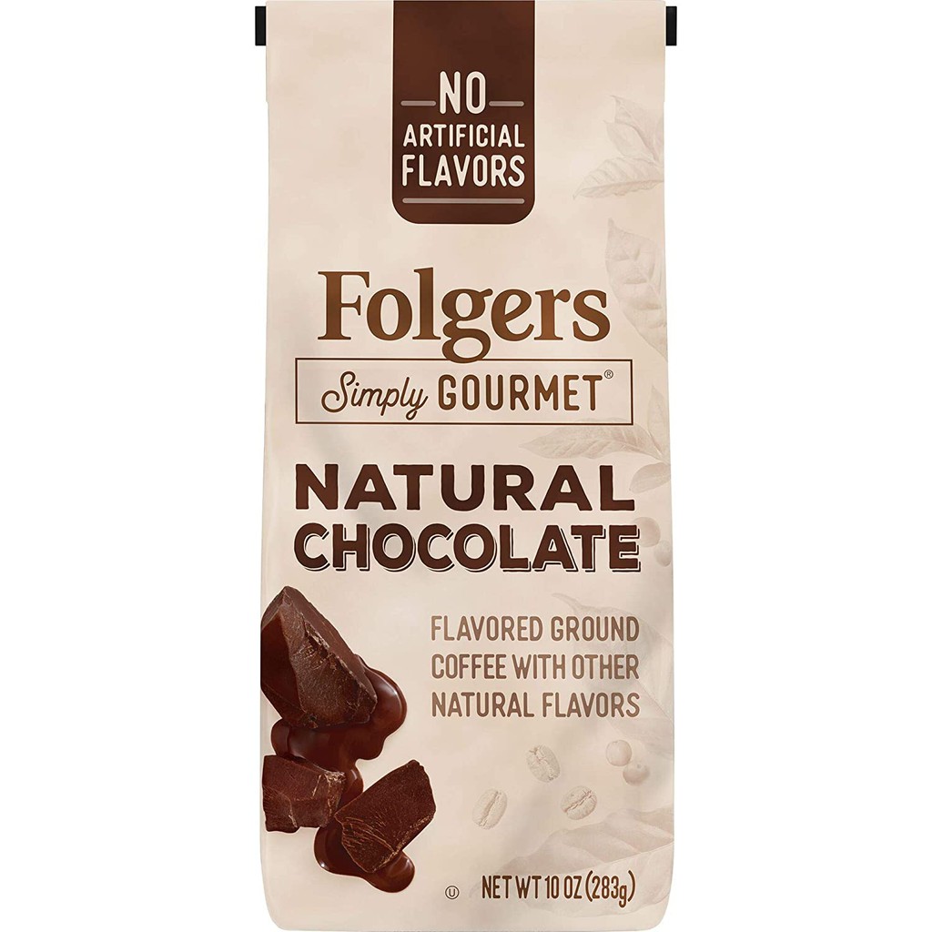 Folgers Simply Gourmet Natural Chocolate Ground Coffee